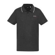 Katoenen poloshirt met korte mouwen Schott NYC , Gray , Heren