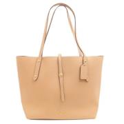 Pre-owned Leather totes Coach Pre-owned , Beige , Dames