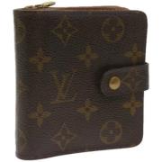 Pre-owned Canvas wallets Louis Vuitton Vintage , Brown , Dames