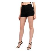 Zwarte Shorts voor Mannen Just Cavalli , Black , Dames