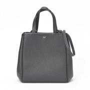 Pre-owned Leather totes Celine Vintage , Black , Dames