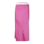 430 Roze Midi Rok Jacquemus , Pink , Dames