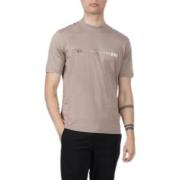 Dove Grey T-shirts en Polos Emporio Armani , Gray , Heren