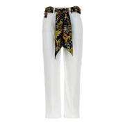 Witte Broek Versace Jeans Couture , White , Dames