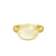 Bamboo Wisdom Ring Lemon Julie Sandlau , Yellow , Dames