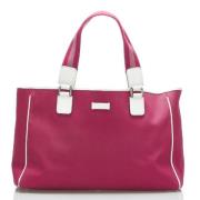 Pre-owned Canvas totes Gucci Vintage , Pink , Dames