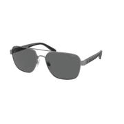 Stijlvolle zonnebril met grijze lenzen Polo Ralph Lauren , Gray , Unis...