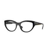 Zwarte montuur bril Vogue , Black , Unisex