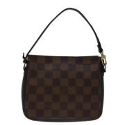 Pre-owned Canvas clutches Louis Vuitton Vintage , Brown , Dames