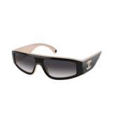 Stijlvolle zonnebril met zwart montuur Chanel , Black , Heren
