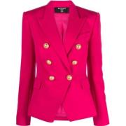 Fuchsia Jacks voor Stijlvolle Outfits Balmain , Pink , Dames