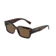 Carey Bruin Zonnebril Stijlvol Model Dolce & Gabbana , Brown , Unisex