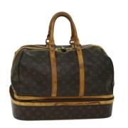 Pre-owned Canvas travel-bags Louis Vuitton Vintage , Brown , Dames