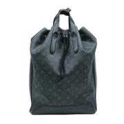 Pre-owned Canvas backpacks Louis Vuitton Vintage , Black , Dames