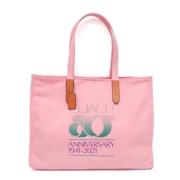 Pre-owned Leather totes Coach Pre-owned , Pink , Dames