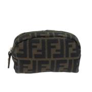 Pre-owned Canvas clutches Fendi Vintage , Brown , Dames