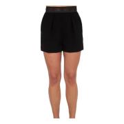 Short Shorts Elisabetta Franchi , Black , Dames