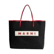 Stijlvolle Shopping Tas Marni , Black , Dames