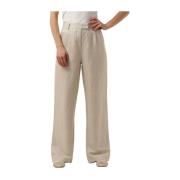 Stijlvolle Auguste Broek Minus , Beige , Dames