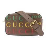 Pre-owned Leather gucci-bags Gucci Vintage , Brown , Dames