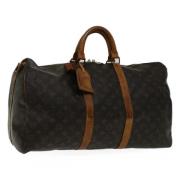 Pre-owned Canvas handbags Louis Vuitton Vintage , Brown , Dames