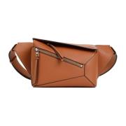 Puzzle Edge Small Bumbag Loewe , Brown , Heren