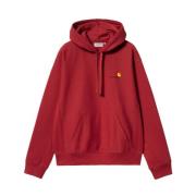 Essentiële hoodie voor casual stijl Carhartt Wip , Red , Heren