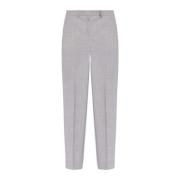 Wollen broek Versace , Gray , Dames