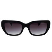 Rechthoekige zonnebril zwart Havana stijl Ralph Lauren , Black , Unise...