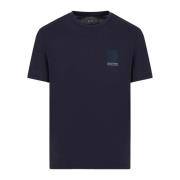 Night Sky T-Shirt met Logo Detail Armani Exchange , Blue , Heren