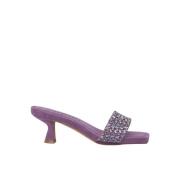 Hak Sandaal met Strass Band Alma EN Pena , Purple , Dames