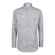 Lange mouwen shirt in Fuji-stijl Etro , Gray , Heren