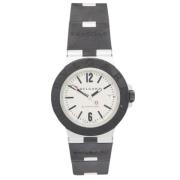 Pre-owned Rubber watches Bvlgari Vintage , Gray , Dames