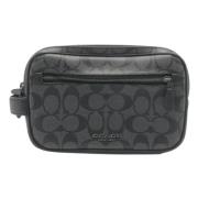 Pre-owned Canvas clutches Coach Pre-owned , Black , Dames