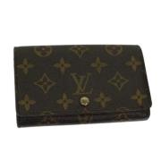 Pre-owned Canvas clutches Louis Vuitton Vintage , Brown , Dames