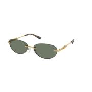 Groene Lens Manchester Zonnebril Michael Kors , Green , Unisex