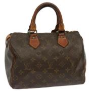 Pre-owned Canvas handbags Louis Vuitton Vintage , Brown , Dames