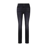 Slim Fit High-Waist Jeans Looker Mother , Blue , Dames