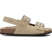 Bio Sandaal met 2 Gespen Beige Lina Locchi , Beige , Dames