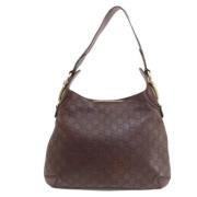 Pre-owned Canvas gucci-bags Gucci Vintage , Brown , Dames