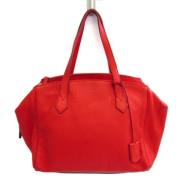 Pre-owned Leather handbags Fendi Vintage , Red , Dames