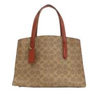 Pre-owned Canvas handbags Coach Pre-owned , Brown , Dames