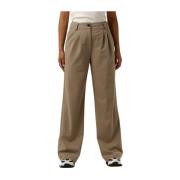 Ankermd Wide Pants Beige Modström , Beige , Dames