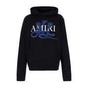 Zwarte Slang Hoodie Sweater Amiri , Black , Heren