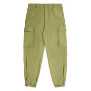 Cargo broek met elastische manchetten Laneus , Green , Heren