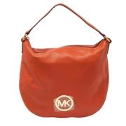 Pre-owned Leather shoulder-bags Michael Kors Pre-owned , Orange , Dame...