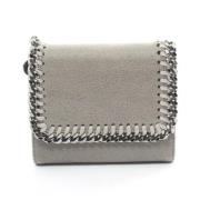 Pre-owned Leather wallets Stella McCartney Pre-owned , Gray , Dames