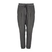 Elegante Linnen Broek La Haine Inside Us , Gray , Heren