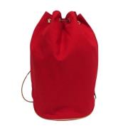 Pre-owned Cotton backpacks Hermès Vintage , Red , Dames