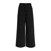 Wijde Jeans MM6 Maison Margiela , Black , Dames